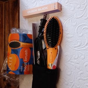 Soleil mini heat brush and quick slick